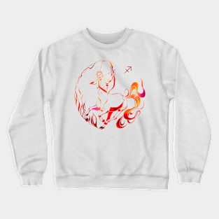 Sagittarius Line art Crewneck Sweatshirt